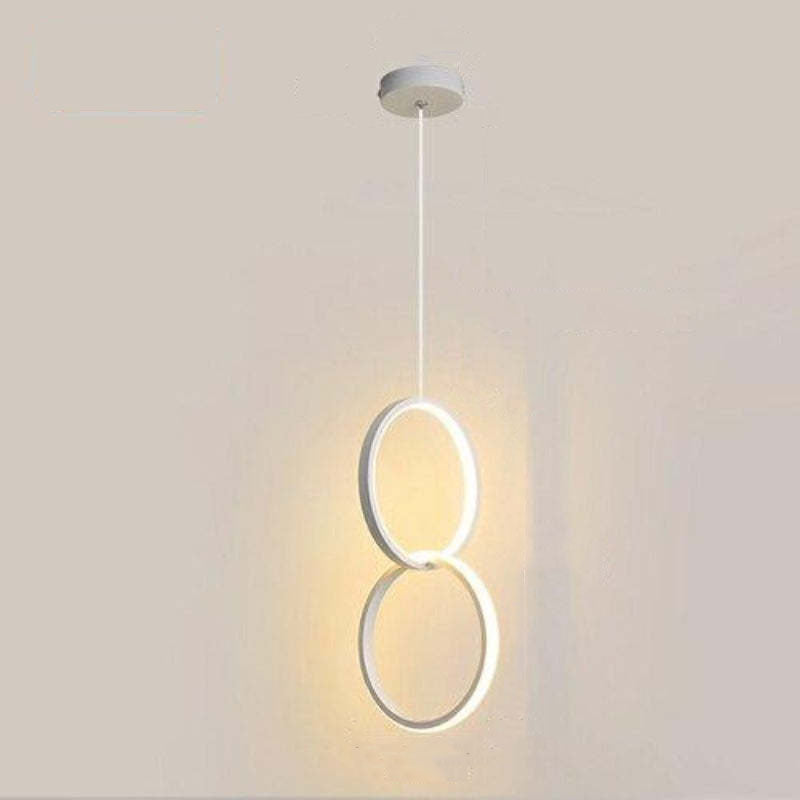 Kori Modern LED Pendellampa Svart/Vit Vardagsrum - Sereilux