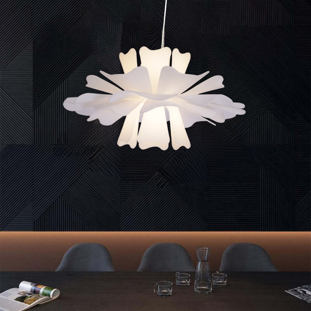 Vazen Suspension Fleur Moderne Blanc Salon-Luire
