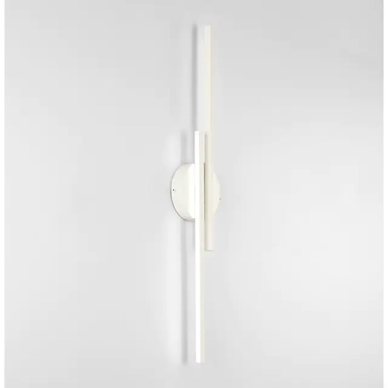 Noviq Modern Nordic Disc/Linear LED Wall Lamp, Black/White - Sereilux