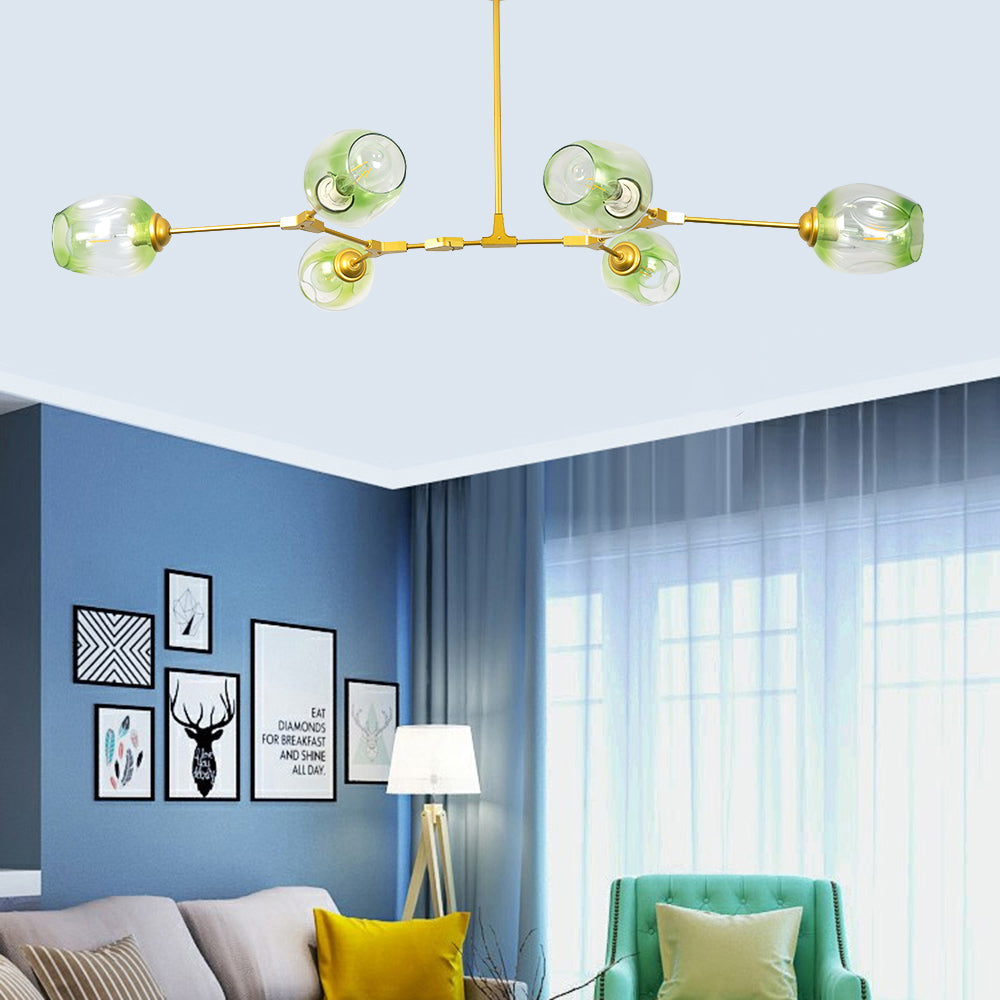 Zerin Nordic Modern Glass Pendant Light Clear Bubble - Sereilux