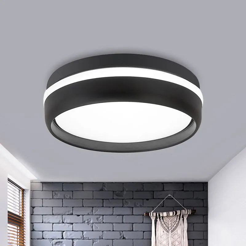 Lenior loftlampe sort rund - Sereilux
