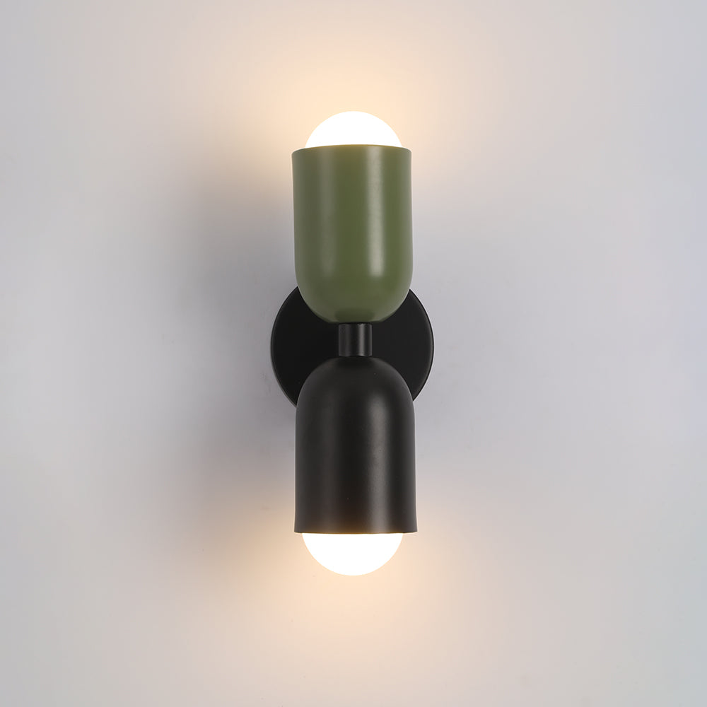 Surix dubbelzijdige kleurrijke wandlamp - Sereilux