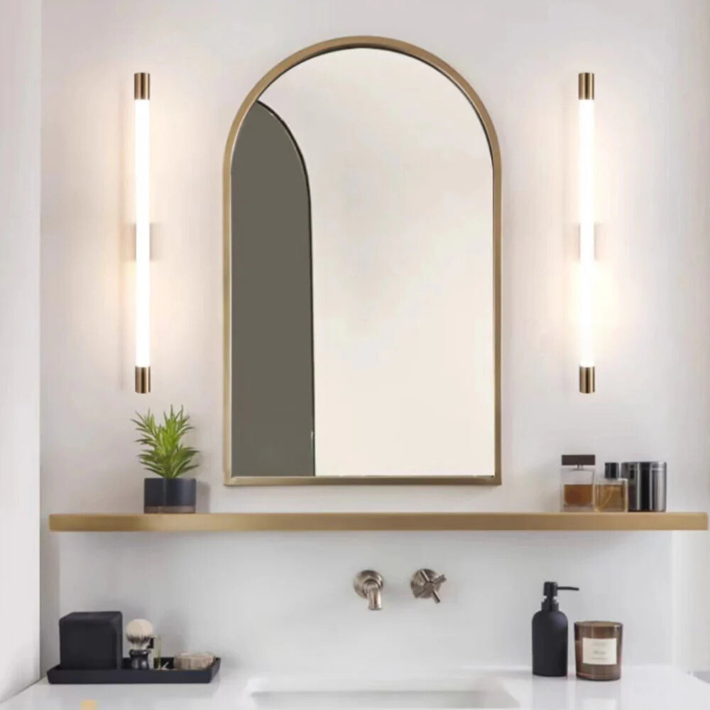 Kominex Applique Murale Linéaire Simple. Métal/Acrylique. Blanc. Salle de Bain-Luire