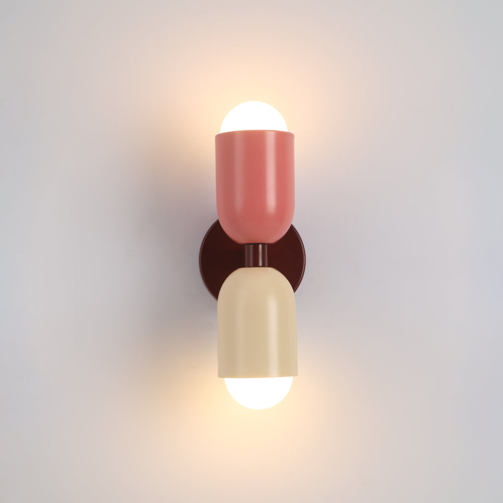 Surix dubbelzijdige kleurrijke wandlamp - Sereilux