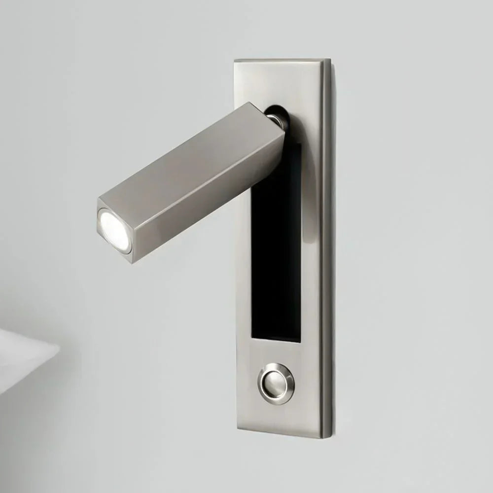 Noriel Wall Lamp Modern Rotatable Bedside Cylindrical - Sereilux