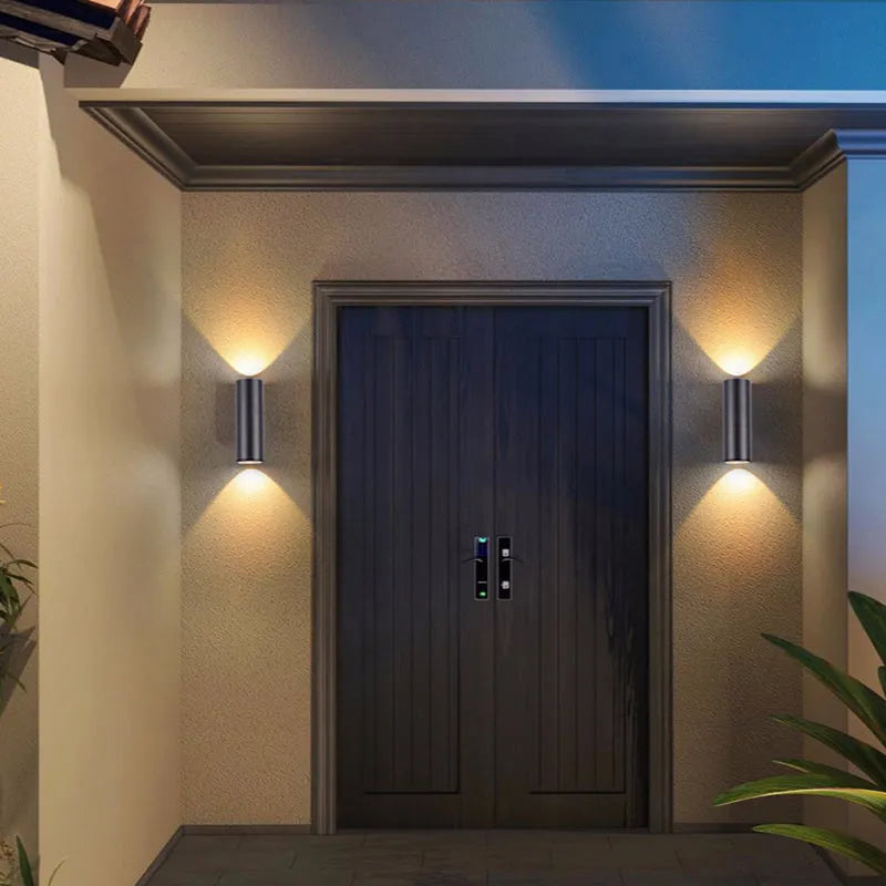 Kirema Wandlamp Minimalistisch Dubbelkop Buiten - Sereilux