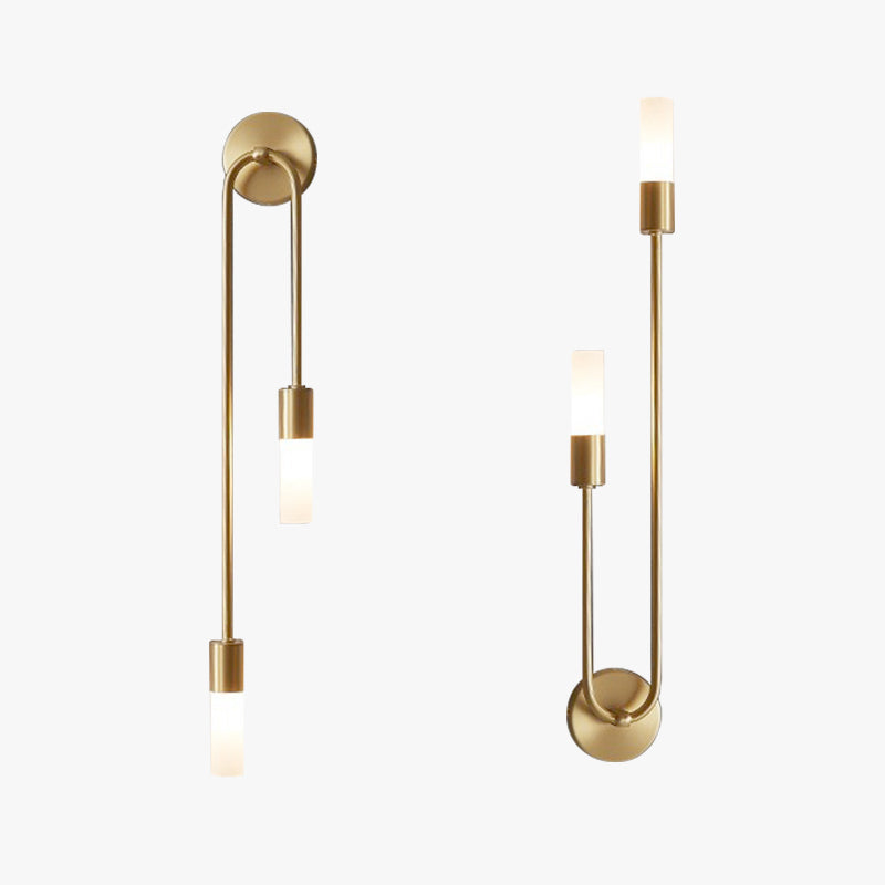 Nexor Modern Wall Sconce for Bedeside Gold 2 PCS - Sereilux