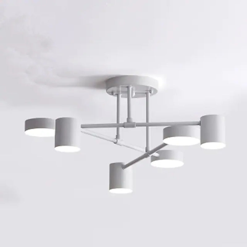 Sorex loftlampe LED indbygget sort/hvid/guld 6 hoveder - Sereilux