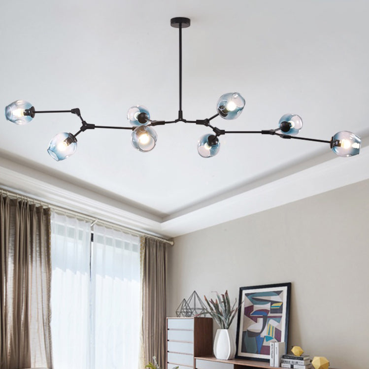 Zerin Nordic Modern Glass Pendant Light Clear Bubble - Sereilux