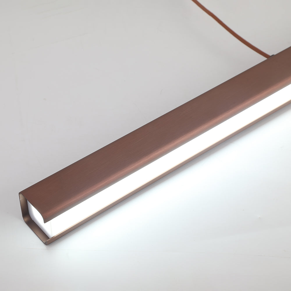 Lerin Modern Linear LED Pendant Light Black/Brown - Sereilux