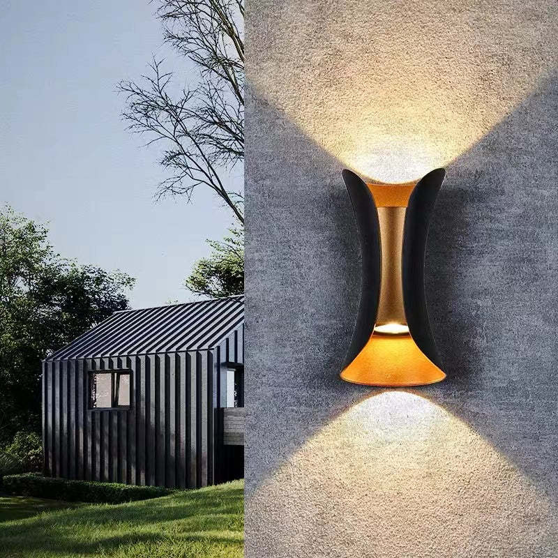 Calyxor Wandlamp Gebogen Buiten Wandgemonteerd LED - Sereilux