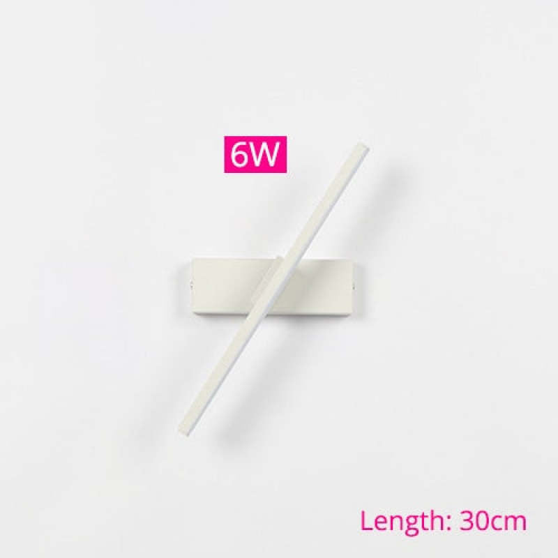 Darin Rotatable Wall Lamp for Bedroom, Black/White - Sereilux