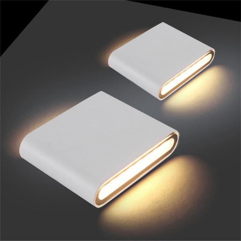 Orix Modern Rectagulart Waterproof Outdoor Wall Lamp, Black/White - Sereilux