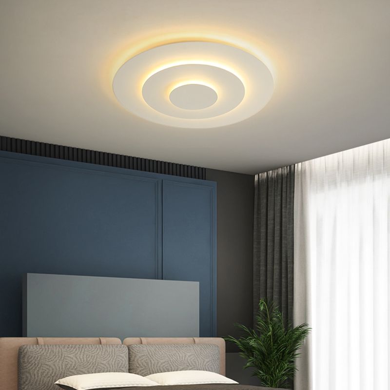 Marvion Ceiling Light White Floral Contemporary - Sereilux