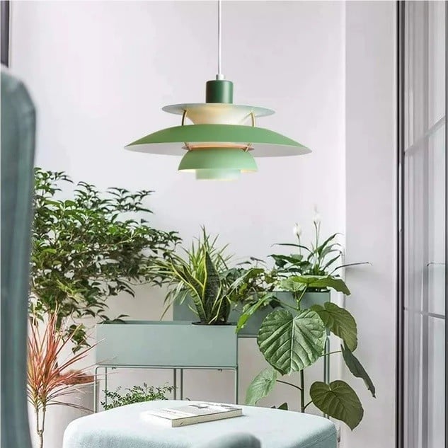 Sorel Suspension Macaron avec Abat-Jour. 15 Coloris-Luire