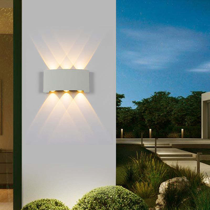 Nirex Wall Lamp Modern Rectangular Outdoor Water-wave - Sereilux