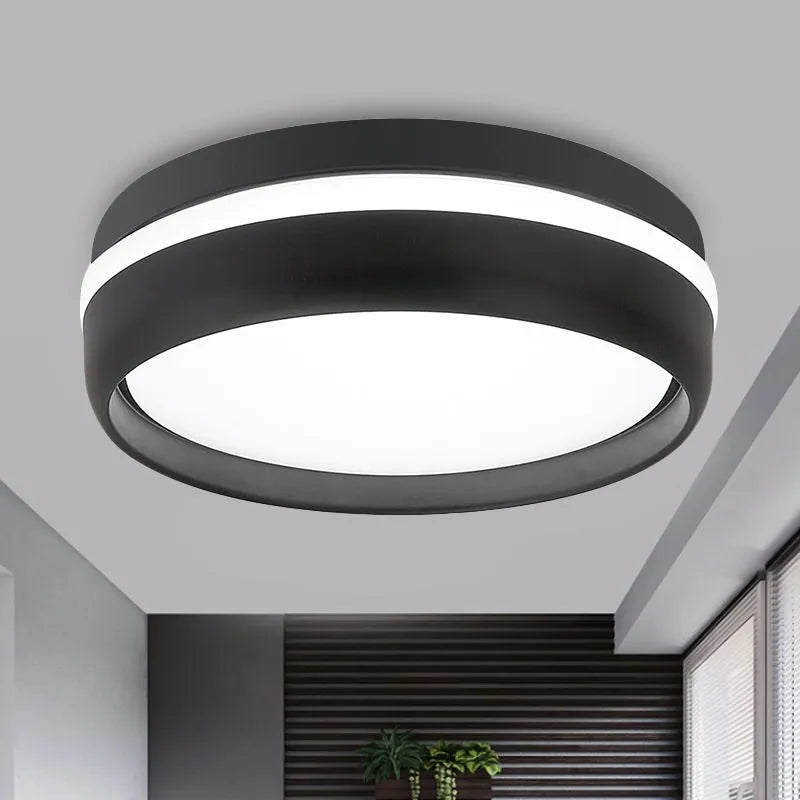 Lenior loftlampe sort rund - Sereilux