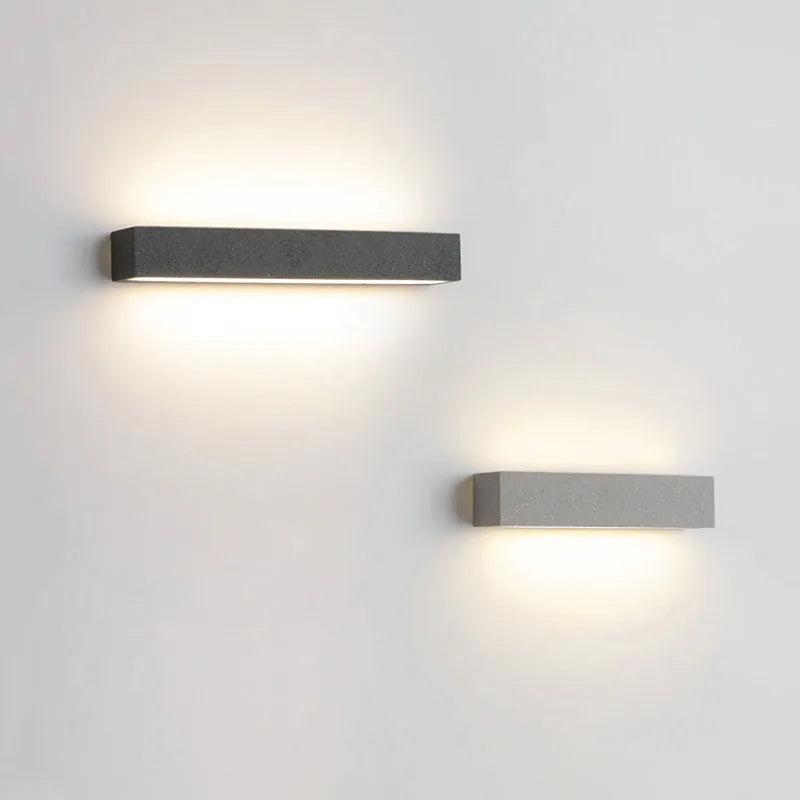 Lampă de perete LED pentru exterior Davel, negru și alb - Sereilux