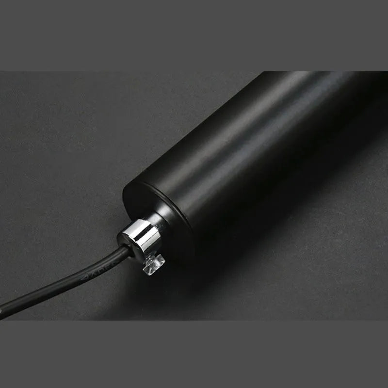 Lustră suspendată Selvor minimalistă liniară neagră - Sereilux
