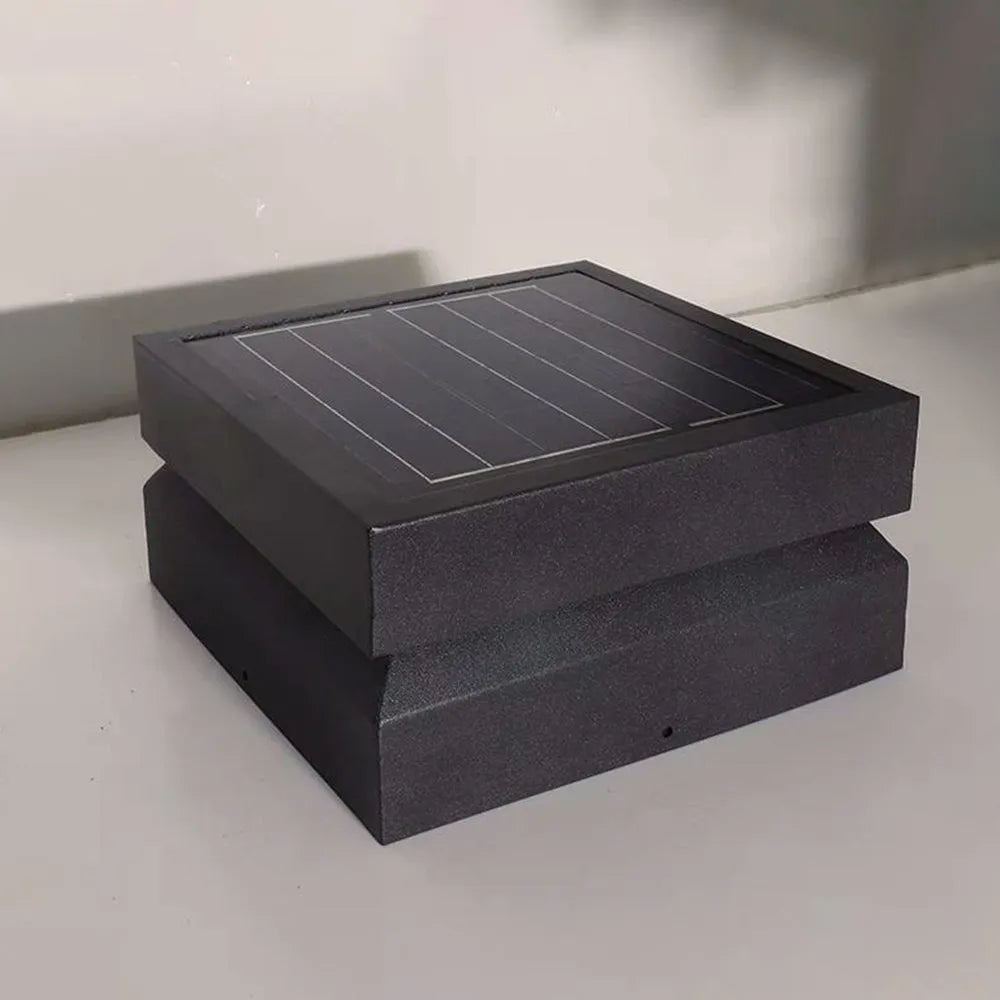 Corvex Außenlampe Modern Konkav Schwarz Solar - Sereilux