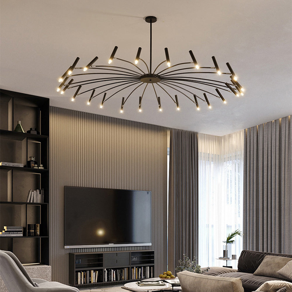 Lyren Lustre Simple Noir/Blanc Etude/Salon/Salle à Manger-Luire