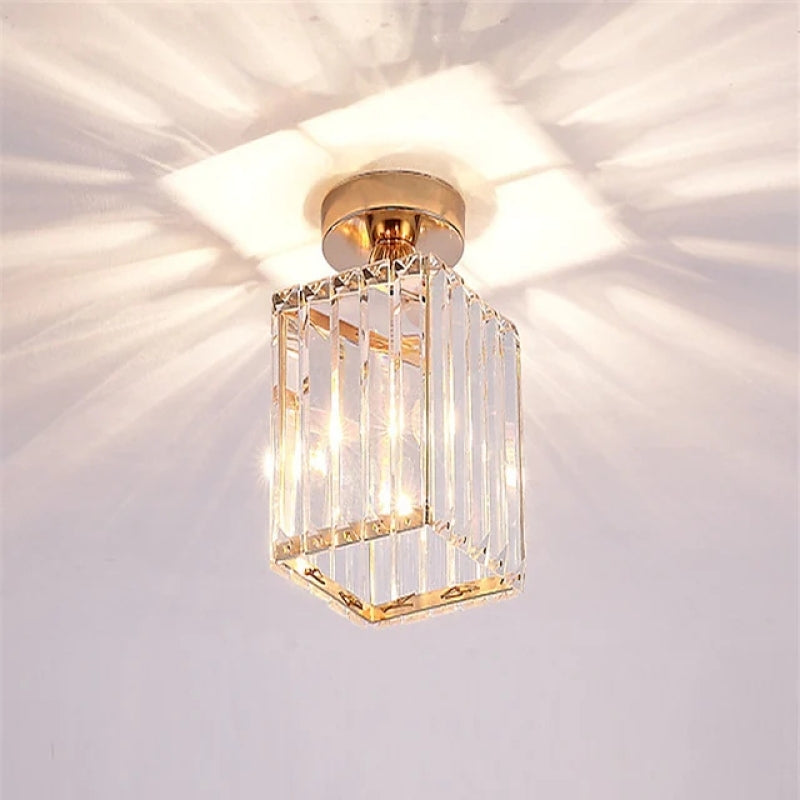 Cerin Modern /Crystal Ceiling Light, 3 Colors - Sereilux