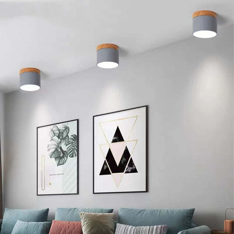Luxin cylindrisk indbygget loftlampe - Sereilux