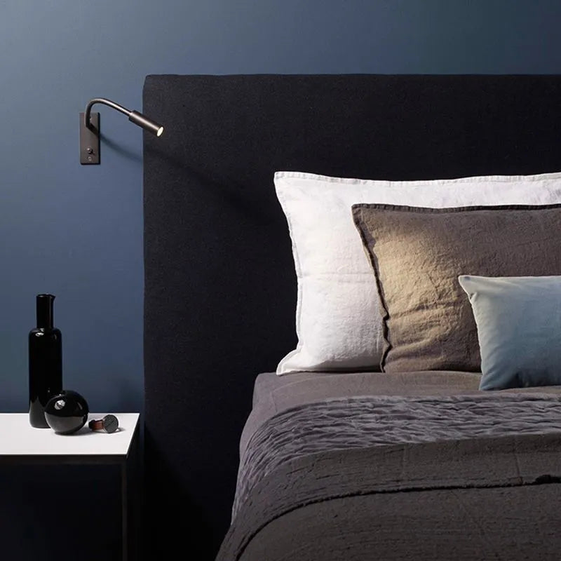 Lampă de perete Ray, minimalistă, spot reglabil pentru citit - Sereilux