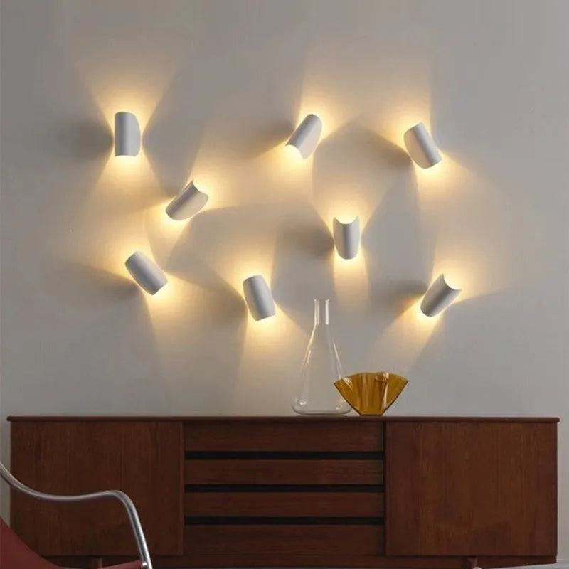 Kio LED Wall Reading Lamp 360° Rotatable, Bedside & Living Room - Sereilux