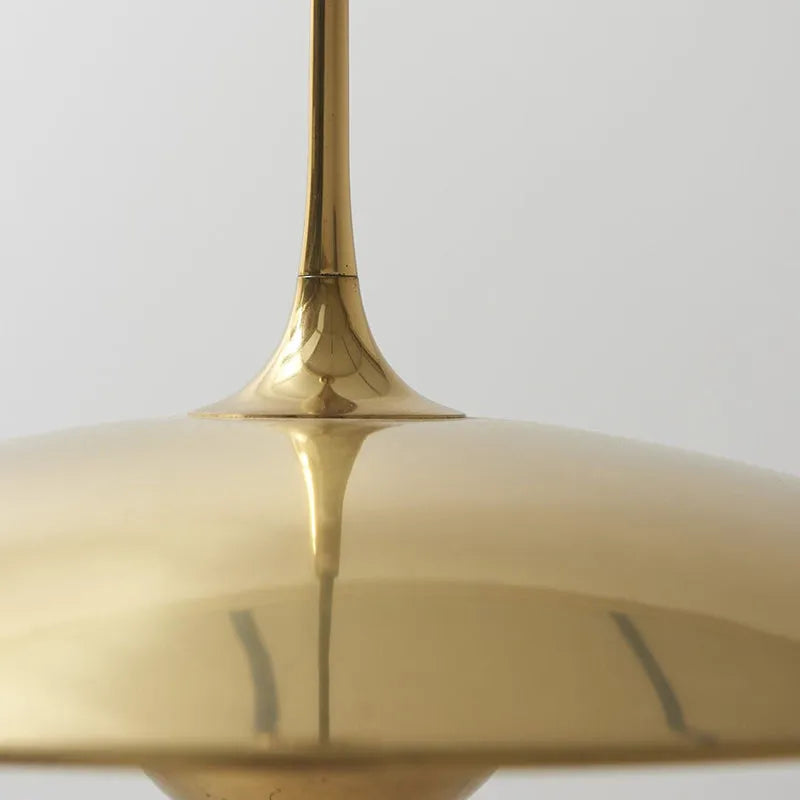 Lampada a sospensione minimalista Kiren, oro - Sereilux