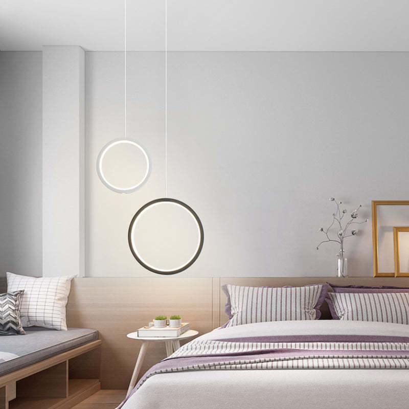 Kori Modern LED Pendellampa Svart/Vit Vardagsrum - Sereilux