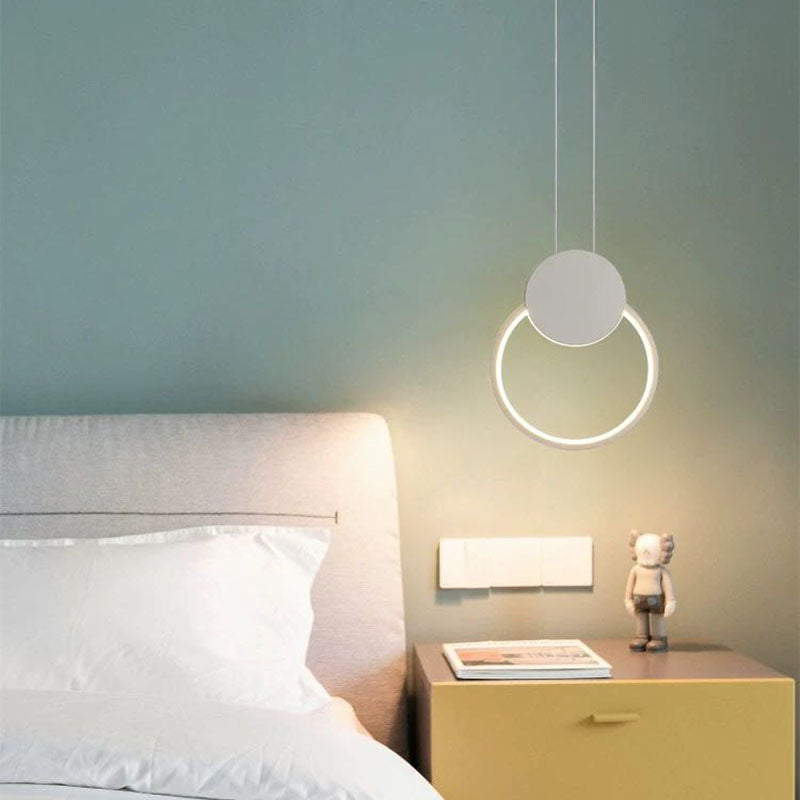 Kori Modern LED Pendellampa Svart/Vit Vardagsrum - Sereilux