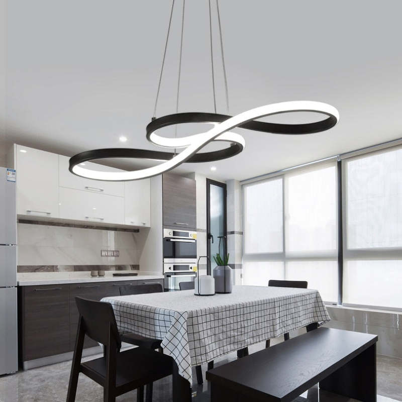 Nerin Musical Note Pendant Light, Black & Gold - Sereilux