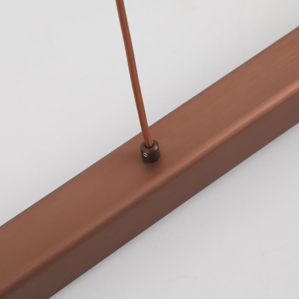 Lerin Modern Linear LED Pendant Light Black/Brown - Sereilux