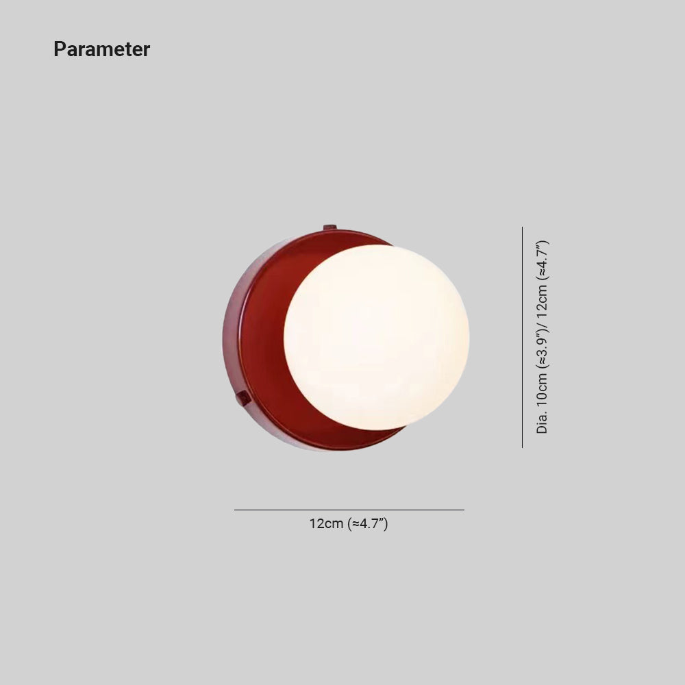 Velior Wandleuchte Rund Globe Modern - Sereilux