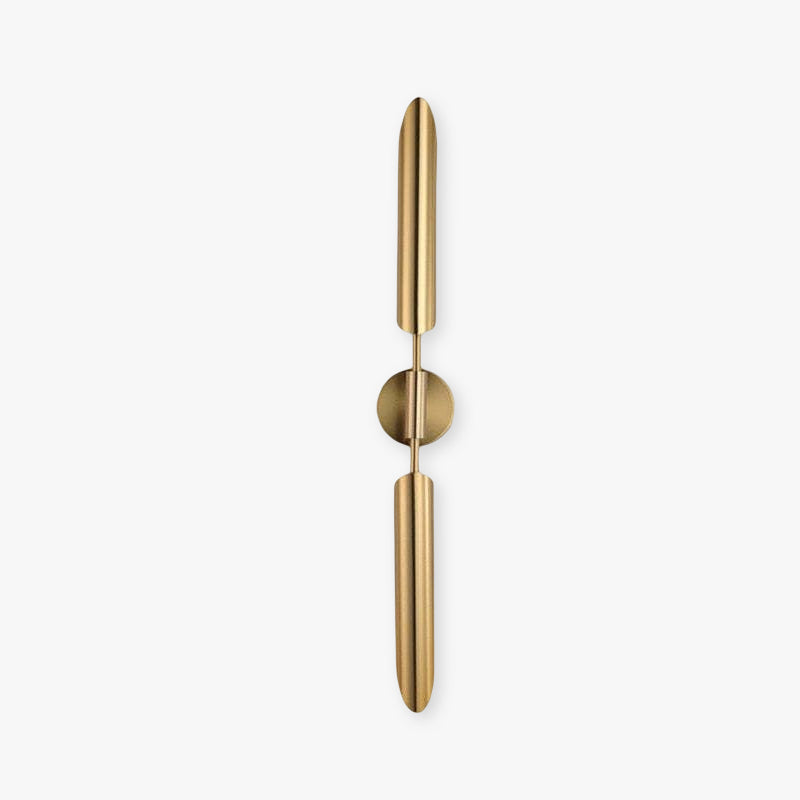 Zorva Wall Lamp Luxury Double-head Golden Scabbard - Sereilux