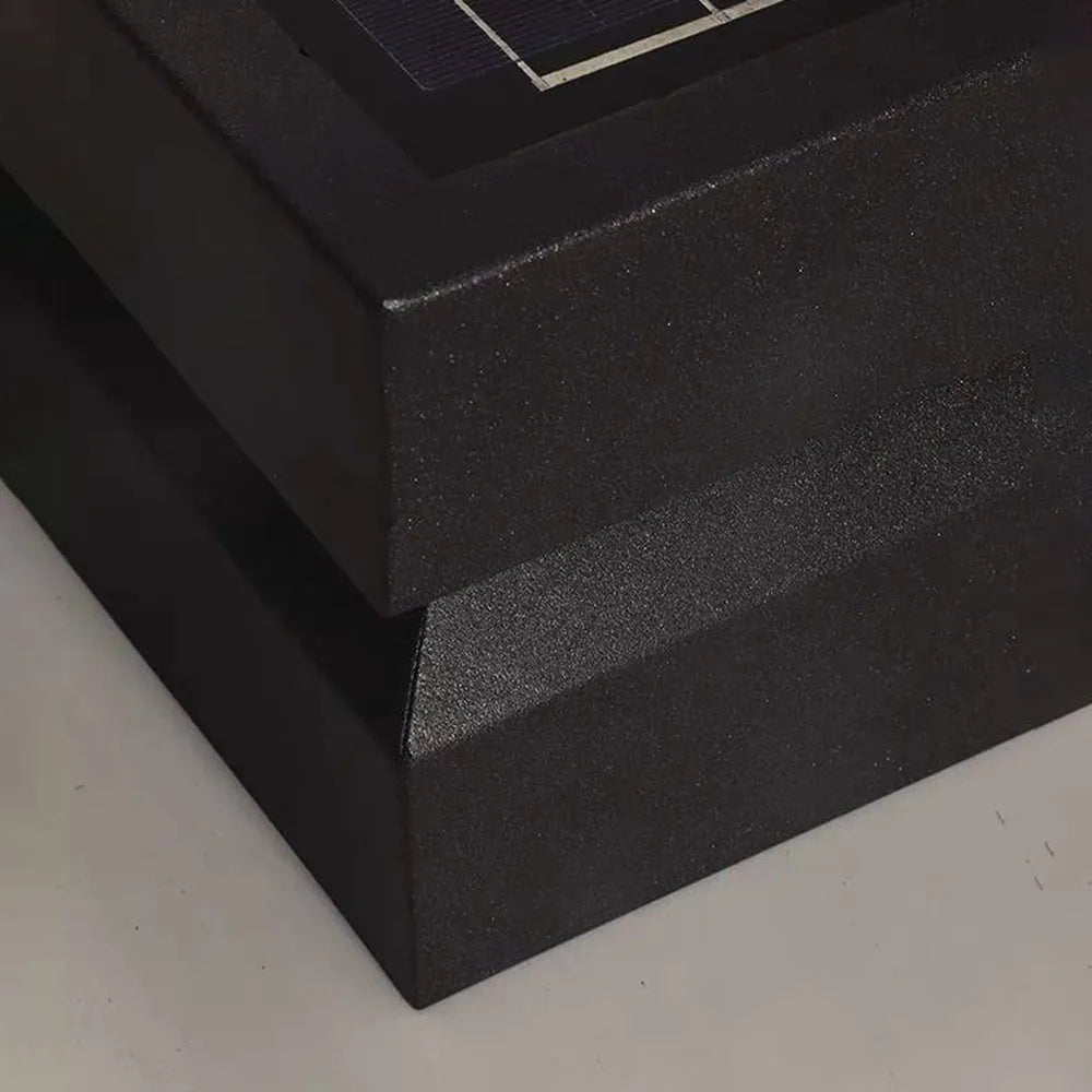Corvex Außenlampe Modern Konkav Schwarz Solar - Sereilux