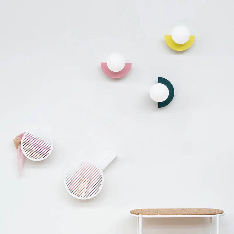 Lámpara de pared Solvire Globo semicircular - Sereilux