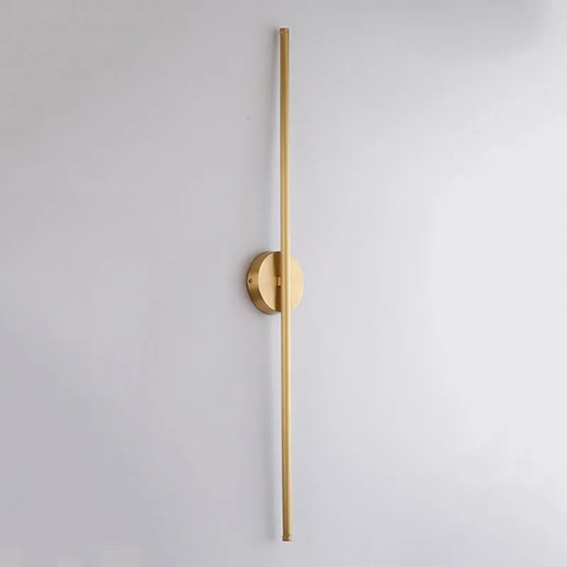 Dorina Wall Lamp Modern Linear &Silica Gel Gold - Sereilux