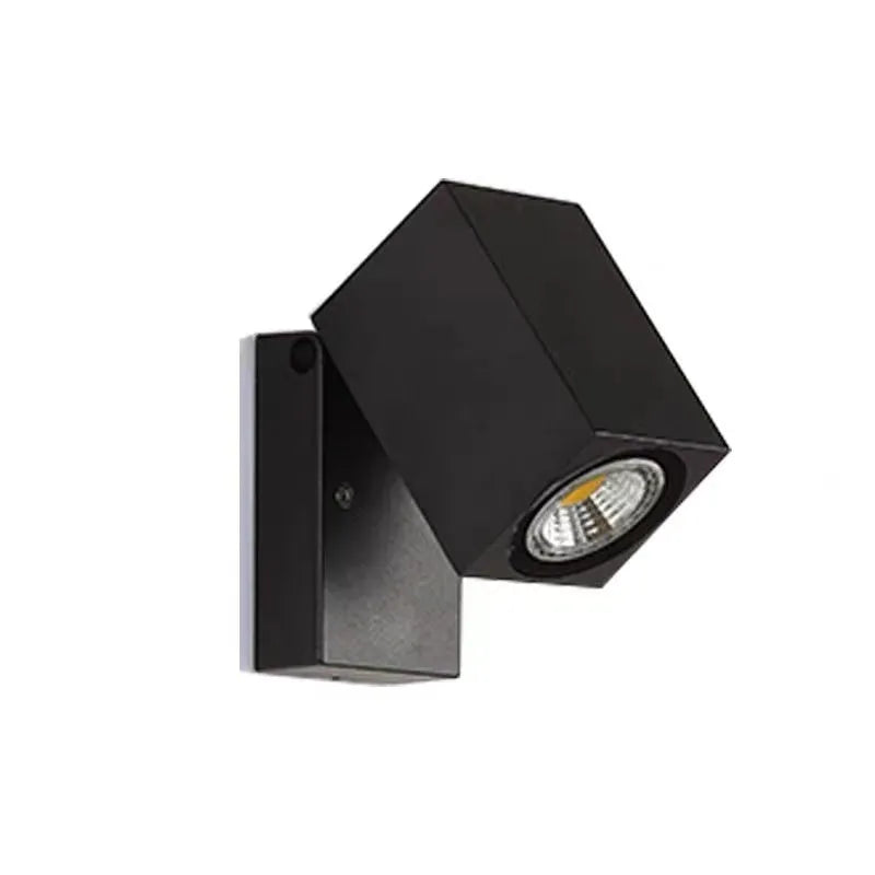 Lyris Wall Lamp Modern Outdoor Rotatable Spotlight Black - Sereilux