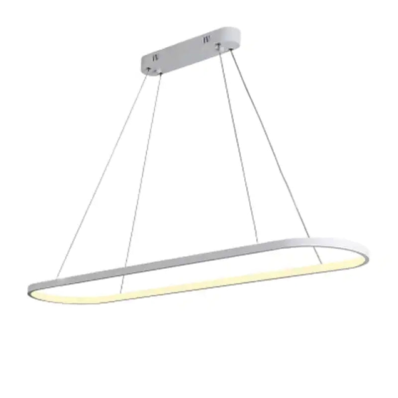 Minimalistyczna owalna lampa wisząca do wnętrz Avenor - Sereilux