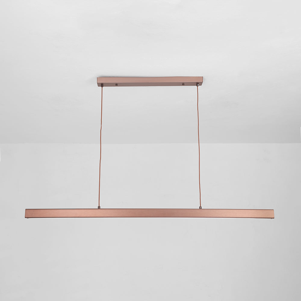 Xorin Suspension Linéaire Moderne Noir/Marron Salon-Luire