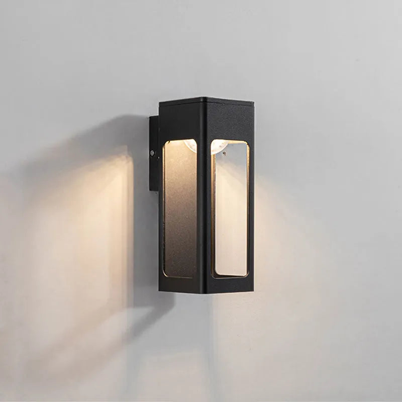 Teniq Modern Waterproof Minimalist Geometric Outdoor Wall Light - Sereilux