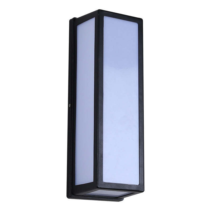 Noven Wall Lamp Modern Waterproof Cross Outdoor Black - Sereilux