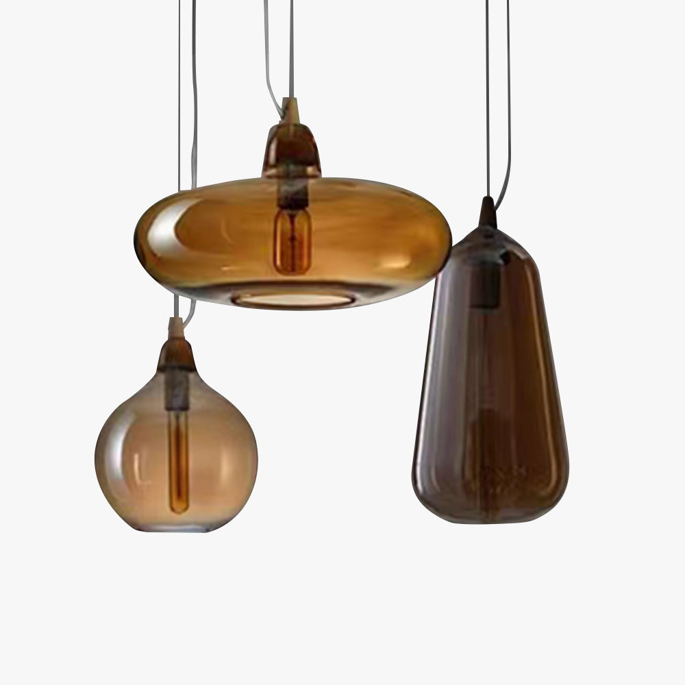 Sorvex Pendant Light Amber Glass - Sereilux