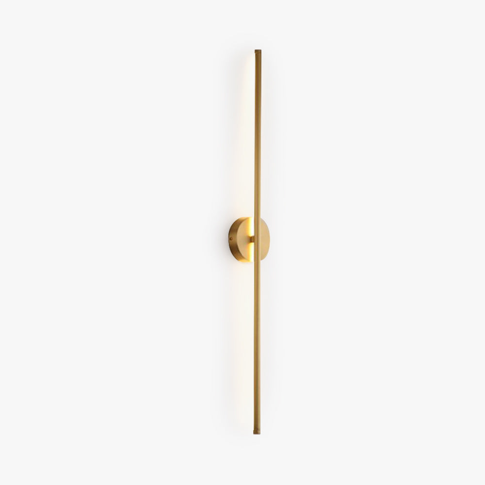 Dorina Wall Lamp Modern Linear &Silica Gel Gold - Sereilux