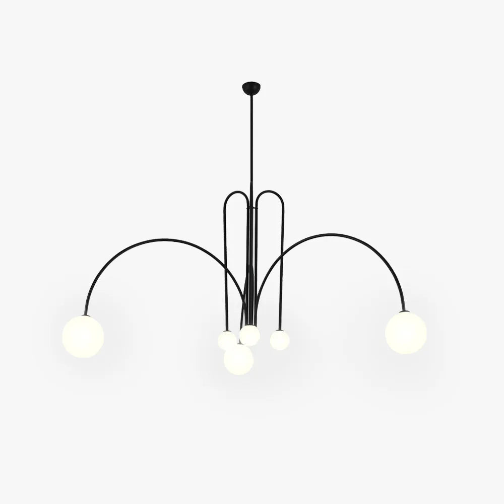 Arvyn Pendant Light Double Layer Glass Bubble - Sereilux