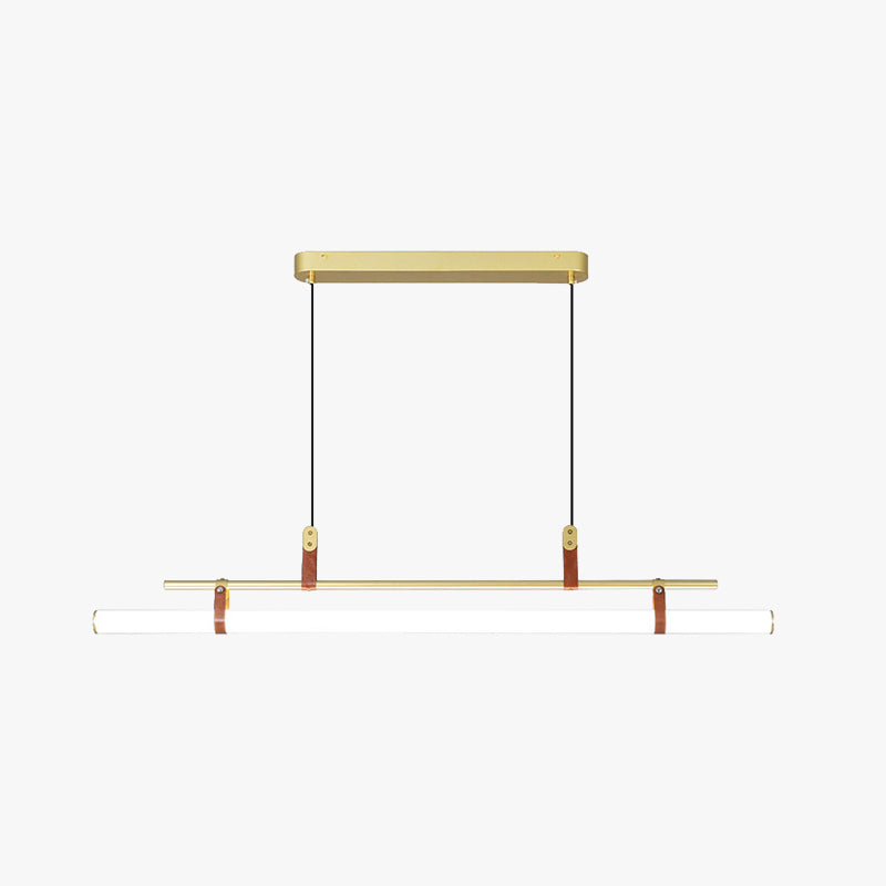 Voren Modern Linear Pendant Light,Black/Gold - Sereilux