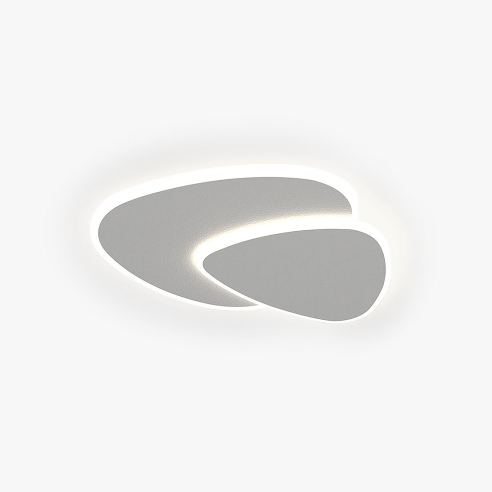 Corvian Ceiling Light White Geometric LED - Sereilux