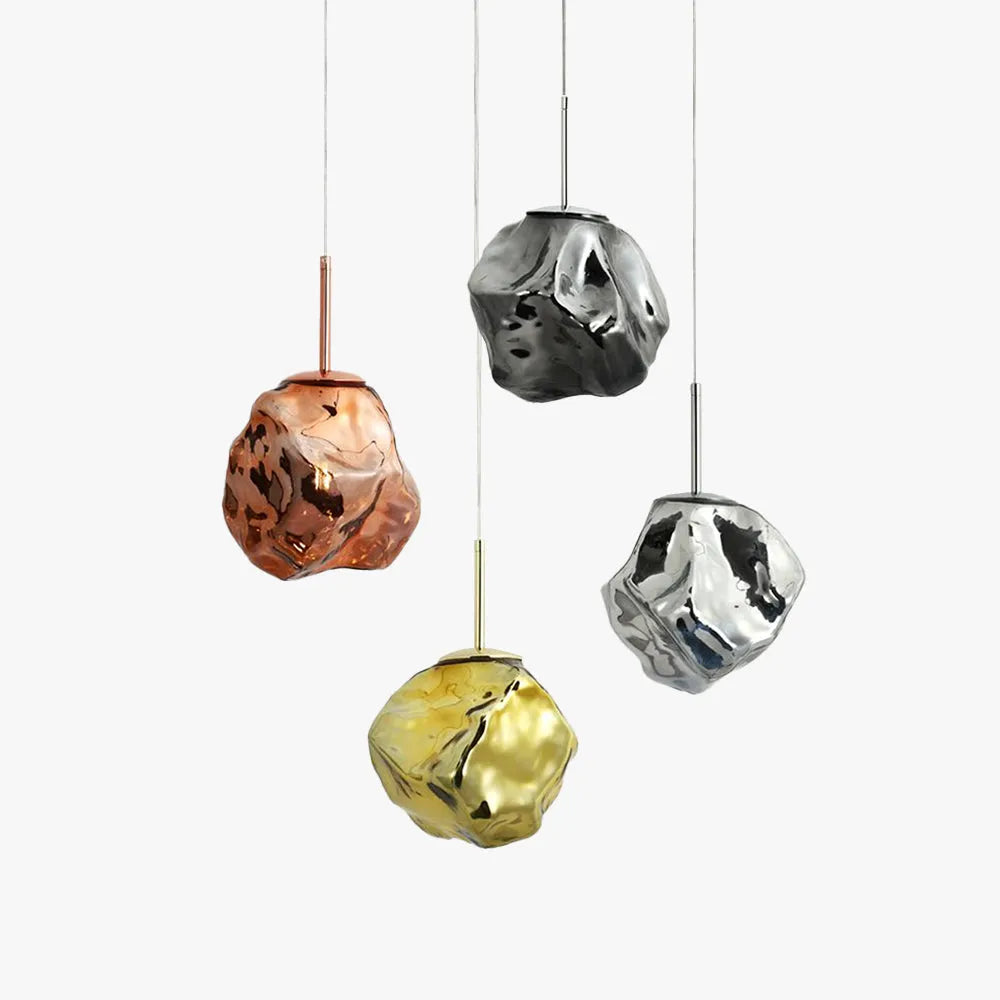 Kovire Glass Pendant Light, 4 Colour - Sereilux